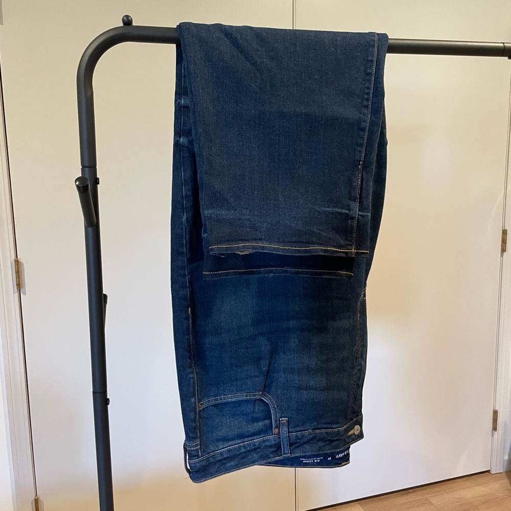 Old Navy Women's Dark Blue Boyfriend Jeans